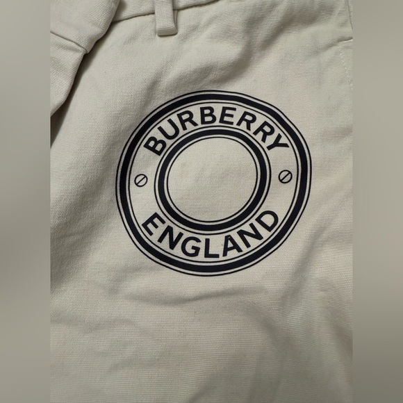 Burberry Cotton-stretch Logo Graphic Tailored Trousers - Picture 2 of 4